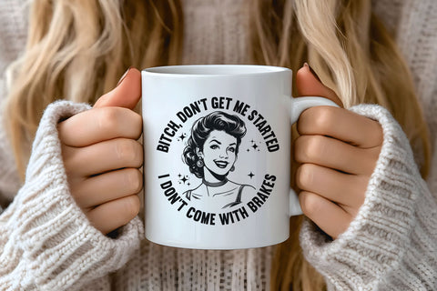 Funny Sarcastic Vintage Housewife Quote PNG Sublimation BijouBay 