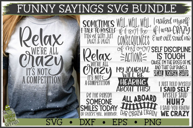 Funny Sayings SVG Bundle SVG Crunchy Pickle 