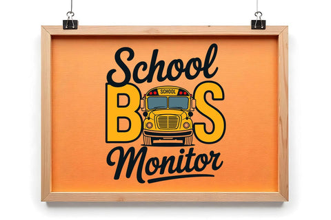Funny School Bus Driver Svg Png, School Bus Monitor Svg SVG DesignDestine 