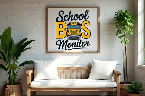 Funny School Bus Driver Svg Png, School Bus Monitor Svg SVG DesignDestine 