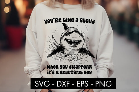 Funny Shark Animal SVG PNG Sublimation SVG Freeling Design House 