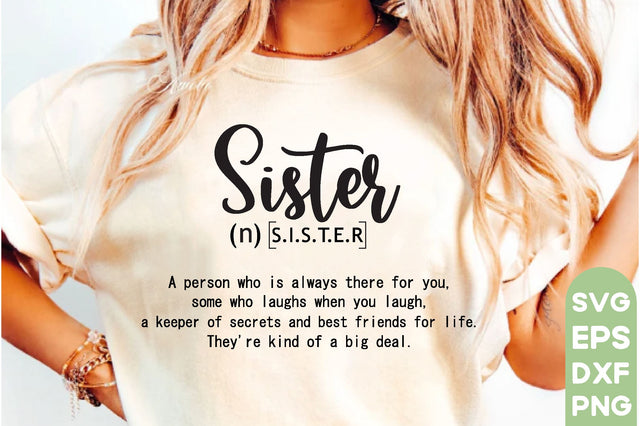Funny Sister Definition SVG, Funny Sister, Funny Sister Svg, Funny Sister Quotes, Svg Design, SVG Bundle, Quotes Design, Motivational SVG Design,Inspirational SVG farhad farhad 