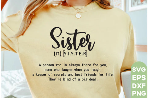 Funny Sister Definition SVG, Funny Sister, Funny Sister Svg, Funny Sister Quotes, Svg Design, SVG Bundle, Quotes Design, Motivational SVG Design,Inspirational SVG farhad farhad 