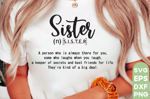 Funny Sister Definition SVG, Funny Sister, Funny Sister Svg, Funny Sister Quotes, Svg Design, SVG Bundle, Quotes Design, Motivational SVG Design,Inspirational SVG farhad farhad 
