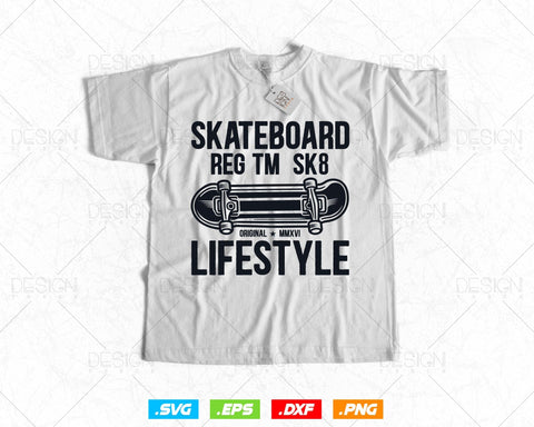 Funny Skateboard Retro Vintage Svg Png Files, Skateboarding T-shirt Design gift for Skater Teens and Lover, Skateboard Svg Files for cricut SVG DesignDestine 