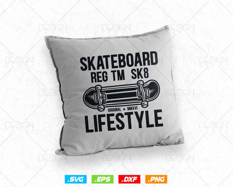 Funny Skateboard Retro Vintage Svg Png Files, Skateboarding T-shirt Design gift for Skater Teens and Lover, Skateboard Svg Files for cricut SVG DesignDestine 