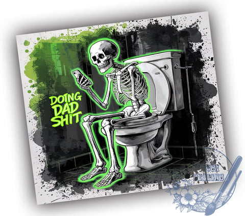 Funny Skeleton 20oz Skinny Tumbler PNG, Sarcastic Skeleton Tumbler Sublimation Wrap, Straight & Tapered Tumbler Wrap, Instant Digital Download Sublimation ToriDesigns 