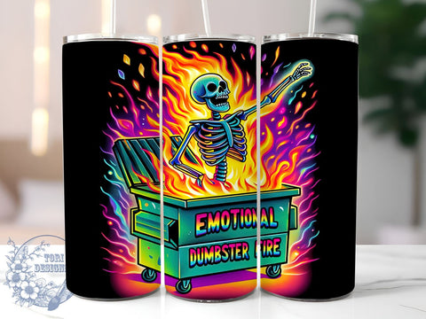 Funny Skeleton 20oz Skinny Tumbler, Sarcastic Tumbler Png, Straight & Tapered Tumbler Wrap, Instant Digital Download Sublimation ToriDesigns 