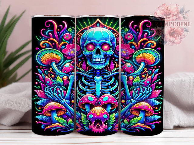 Funny Skeleton 20oz Tumbler Wrap PNG, Skeleton Halloween Tumbler Png, Straight & Tapered Tumbler Wrap, Instant Digital Download Sublimation Li Zamperini 