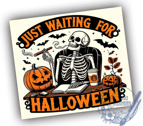 Funny Skeleton, Halloween Decor, Tumbler PNG, Sublimation Art, Spooky Season, Halloween Gift, Cute Skeleton, Digital Download Sublimation ToriDesigns 