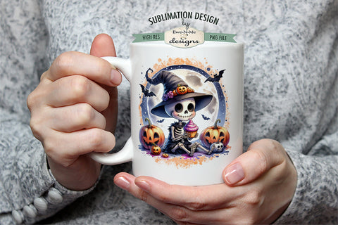 Funny Skeleton Life Is Sweet 11 & 15 oz Mug Sublimation PNG Sublimation Ewe-N-Me Designs 
