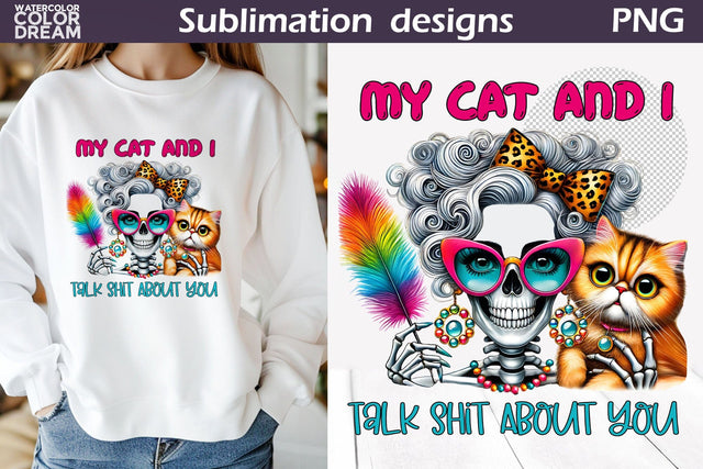 Funny Skeleton Sublimation | Skeleton Sarcastic Quotes Sublimation WatercolorColorDream 