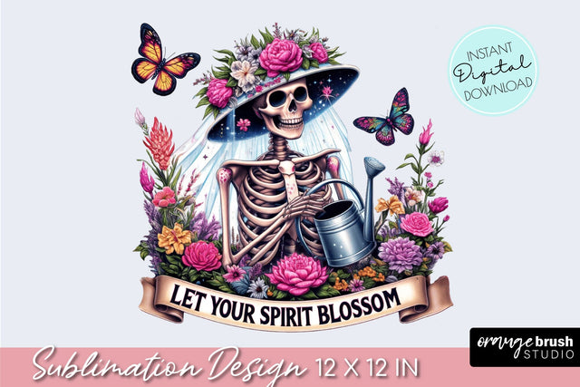 Funny Skeleton Sublimation, Snarky Skeleton Sarcastic Quote Sublimation OrangeBrushStudio 