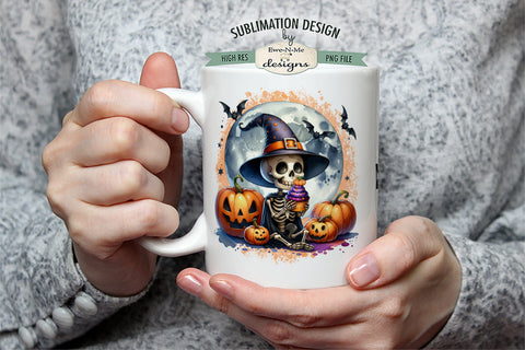 Funny Skeleton Try Poison 11 & 15 oz Mug Sublimation PNG Sublimation Ewe-N-Me Designs 
