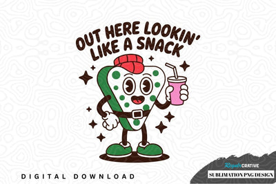Funny snack character sublimation png design Sublimation Regulrcrative 