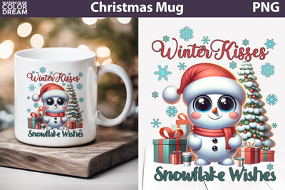 Funny Snowman Mug Sublimation | Christmas Coffee quotes Mug Sublimation WatercolorColorDream 