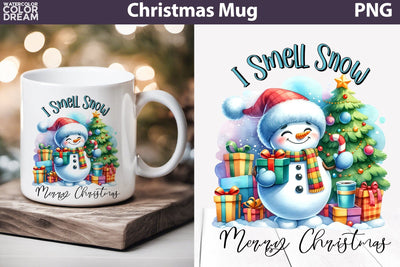 Funny Snowman Mug Sublimation | Christmas quotes Mug Sublimation WatercolorColorDream 