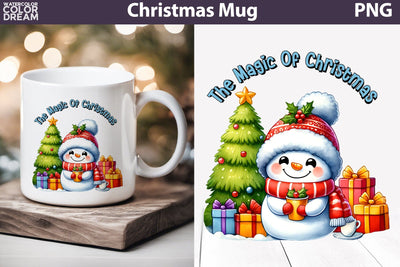 Funny Snowman Mug Sublimation | Christmas quotes Mug Sublimation WatercolorColorDream 