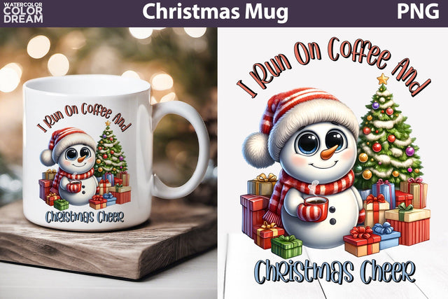 Funny Snowman Mug Sublimation | Christmas quotes Mug Sublimation WatercolorColorDream 
