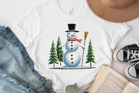 Funny Snowman Png SVG Angelina750 