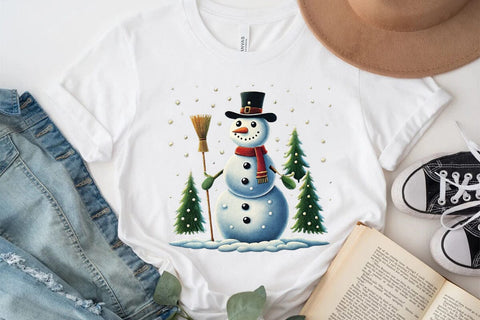 Funny Snowman Png SVG Angelina750 