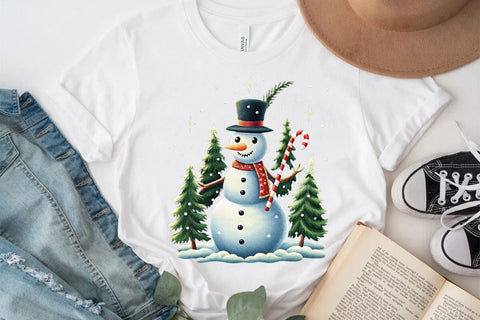 Funny Snowman Png SVG Angelina750 