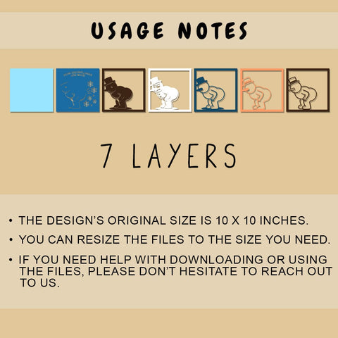 Funny Snowman Shadow Box SVG, How Snowflakes Are Made, Layered Christmas Paper Cut Design, Cricut & Silhouette Winter SVG, 3D Holiday Decor SVG HappyDesignStudio 