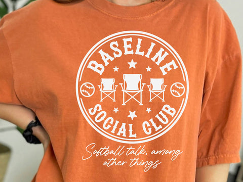 Funny Softball SVG, Baseline Social Club Design, Softball Svg Design SVG DesignDestine 