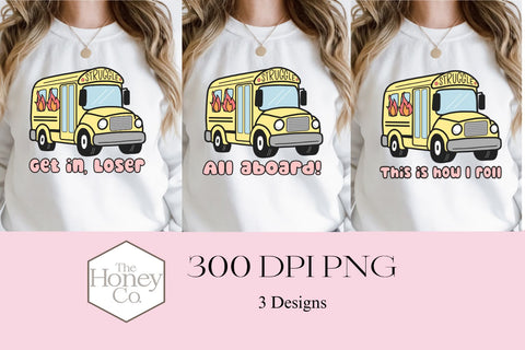Funny Struggle Bus Sublimation | Mom Life Hot Mess PNG Sublimation The Honey Company 