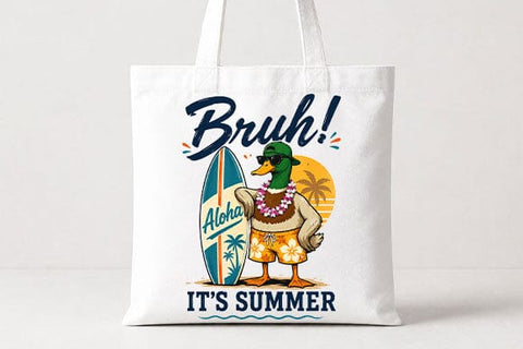 Funny Summer Duck PNG Tropical Aloha Sublimation Design SVG BillahCrafts 