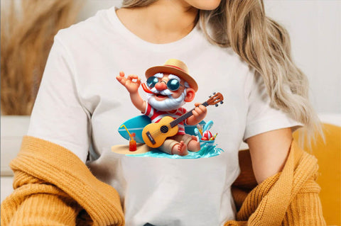 Funny Summer Grandpa Guitar Sublimation Sublimation SVGArt 