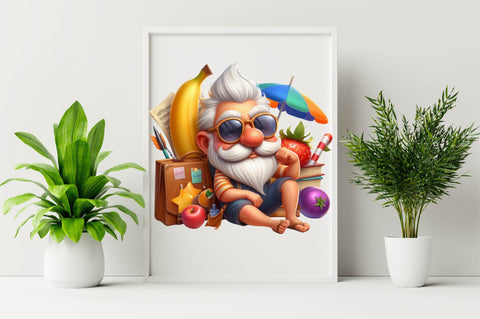 Funny Summer Grandpa Sublimation Clipart Sublimation SVGArt 