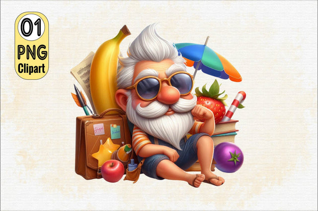 Funny Summer Grandpa Sublimation Clipart Sublimation SVGArt 