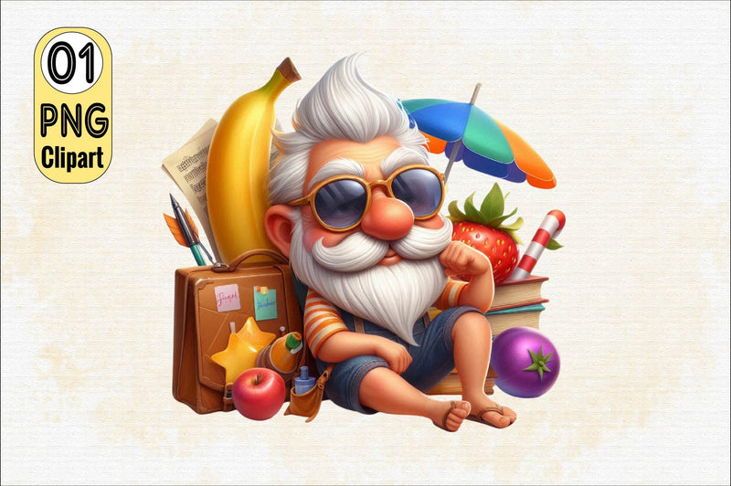Funny Summer Grandpa Sublimation Clipart Sublimation SVGArt 