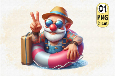 Funny Summer Grandpa Sublimation Clipart Sublimation SVGArt 