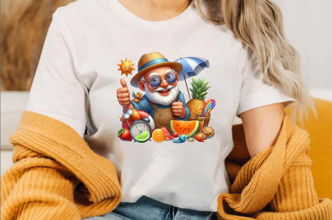 Funny Summer Grandpa Sublimation Clipart Sublimation SVGArt 