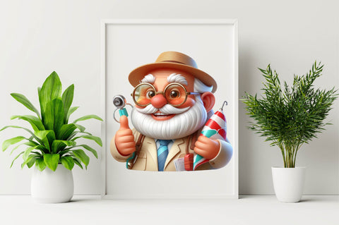 Funny Summer Grandpa Sublimation Clipart Sublimation SVGArt 