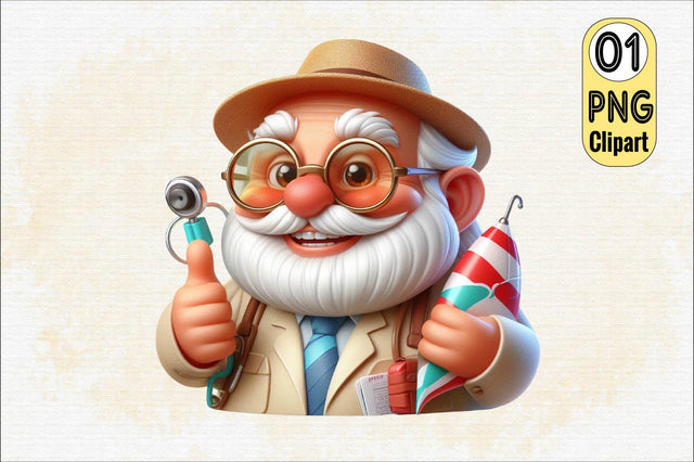 Funny Summer Grandpa Sublimation Clipart Sublimation SVGArt 