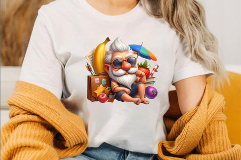 Funny Summer Grandpa Sublimation Clipart Sublimation SVGArt 