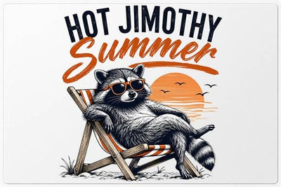 Funny Summer Raccoon PNG | Hot Jimothy Summer Digital Download SVG BillahCrafts 
