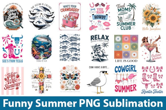 Funny Summer Sublimation Design SVG Svgcraft 