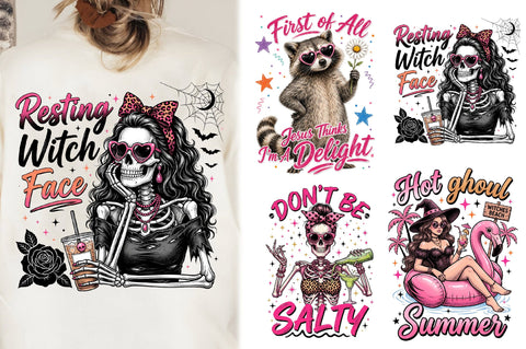 Funny Summerween Hand Drawn PNG Sublimation Rupkotha 