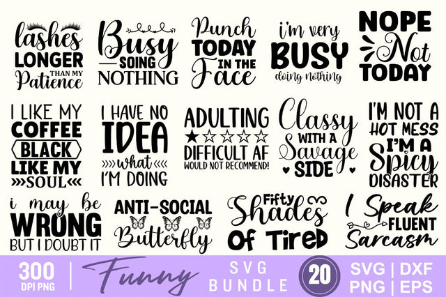 Funny svg bundle SVG Designangry 