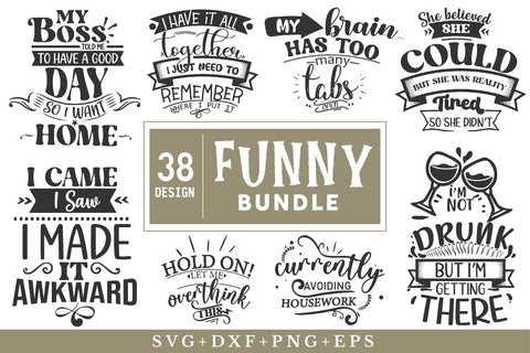 Funny SVG Bundle SVG Rupkotha 