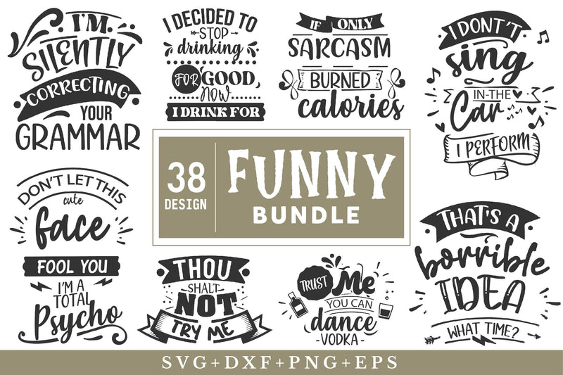 Funny SVG Bundle SVG Rupkotha 