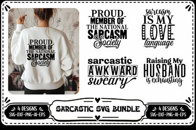 Funny Svg, Sarcasm Svg 4 Designs SVG shah alam 