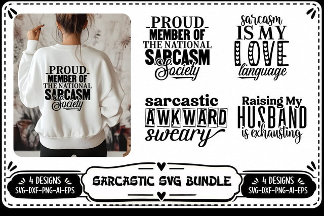 Funny Svg, Sarcasm Svg 4 Designs SVG shah alam 