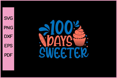 Funny Teacher Kids 100th Day of School T-Shirt SVG PNG Cut File SVG SVG Print File 