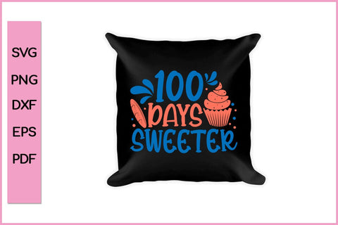 Funny Teacher Kids 100th Day of School T-Shirt SVG PNG Cut File SVG SVG Print File 