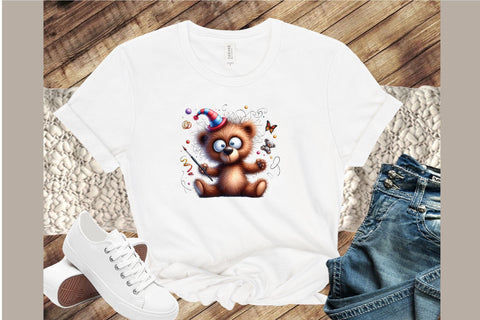 Funny Teddy Bear Clipart Teddy Bear Png-01 Sublimation designartist 